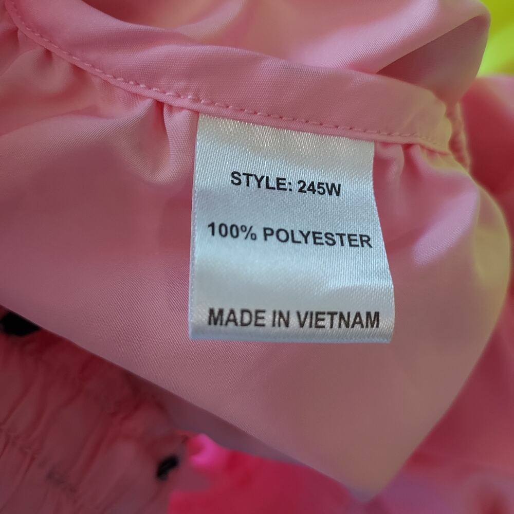 NEW Hot & Delicious Bubble Gum Pink Nylon Pull-On Jogger Pants Size M - Picture 13 of 13